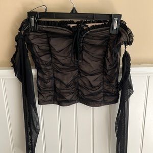 Forever 21 mesh crop top